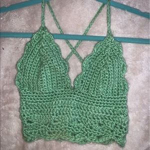 Hand Knitted Crop top